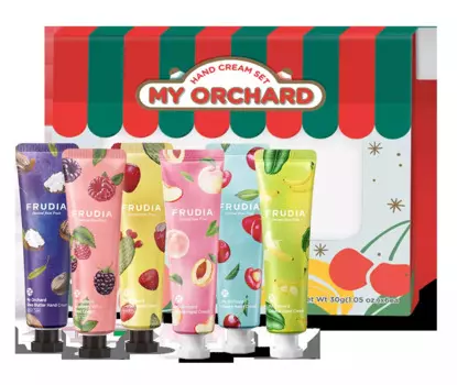Подарочный набор кремов для рук «Фруктовая ярмарка» (6 х 30 мл)