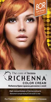 Richenna Color Cream Soft Orange - Крем-краска для волос с хной № 8OR