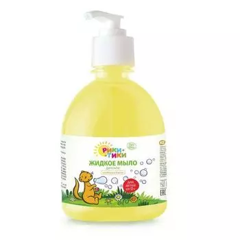 Рики Тики - Детское жидкое мыло "Клубника-банан" 0+ 300 мл