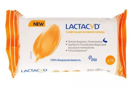 Салфетки влажные для интимной гигиены 15 шт