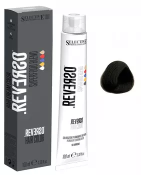 Selective Professional Reverso Hair Color - Крем-краска 1.0 Черный 100 мл