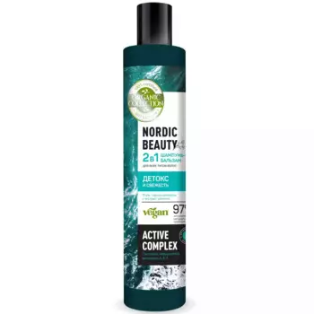 Шампунь-бальзам для всех типов волос "Детокс и свежесть", 400 мл