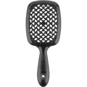 Щетка Superbrush с закругленными зубчиками черная, 17,5 х 7 х 3 см