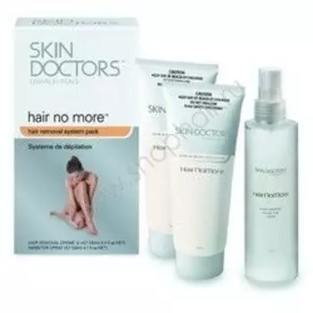 Skin Doctors - Набор для удаления и замедления роста волос / Hair No More Pack 2*100 мл + 120 мл