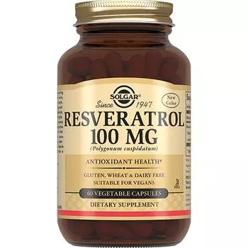 Solgar - Ресвератрол 60 капсул