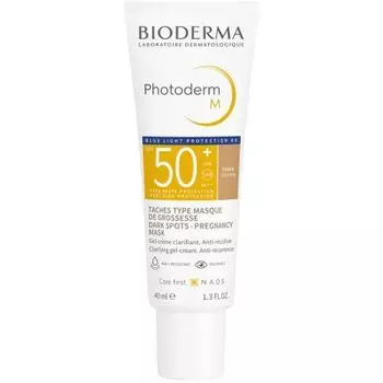 Солнцезащитный крем-гель M SPF 50+, темный оттенок, 40 мл
