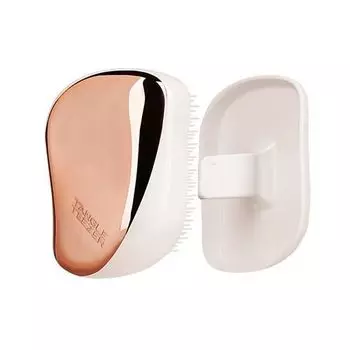 Tangle Teezer Compact Styler Rose Gold Luxe - Расческа розовое золото/белый