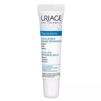 Uriage Bariederm - Восстанавливающий цика-бальзам для губ 15 мл