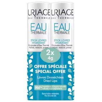 Uriage Eau Thermale - Увлажняющий стик для губ 2*4 г