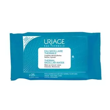 Uriage - Салфетки с очищающей мицеллярной водой 25 шт