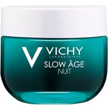 Vichy Slow Age - Восстанавливающий ночной крем и маска для интенсивной оксигенации кожи 50 мл