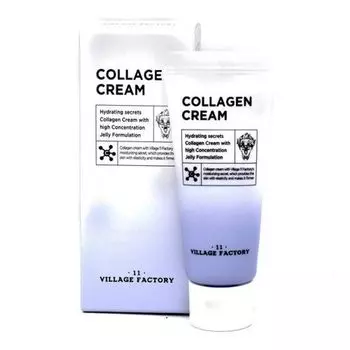 Village 11 Factory Collagen - Крем для лица увлажняющий с коллагеном 20 мл