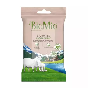 Влажные салфетки Bio-Wipes, 15 шт