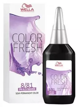 Wella Color Fresh - Оттеночная краска 8/81 светлый блонд жемчужно-пепельный 60 мл
