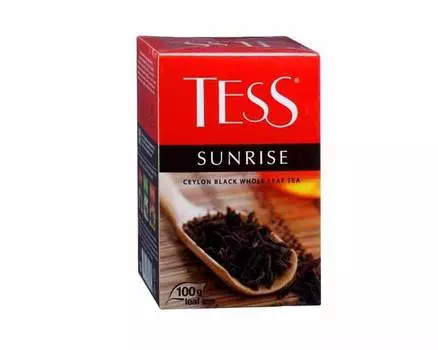 Чай черный листовой Tess Sunrise, 200 г (Тесс)