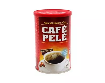 Кофе растворимый Cafe Pele, 200 г жестяная банка (Пеле)