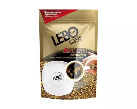 Кофе растворимый LEBO Extra, 170 г пакет (Лебо)