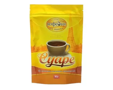 Кофе растворимый Московская Кофейня на Паяхъ Суаре, 95 г пакет
