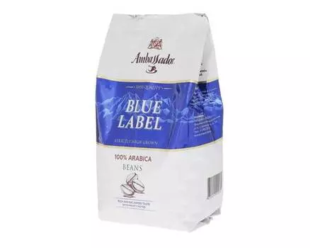 Кофе в зернах Ambassador Blue Label, 1 кг (Амбассадор)