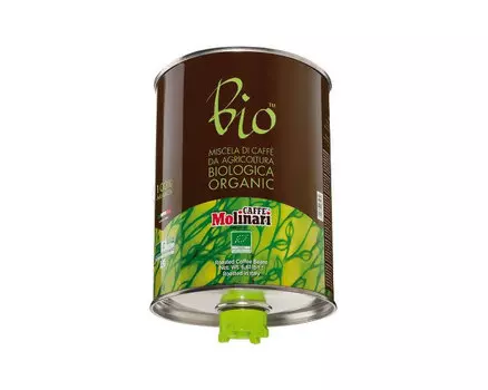 Кофе в зернах Molinari BIO ORGANIC 100% арабика, 3 кг (Молинари)