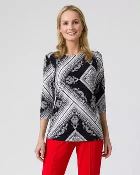 Блузка, р. 46, цвет черный