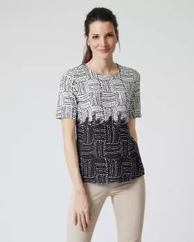 Блузка, р. 58, цвет черный