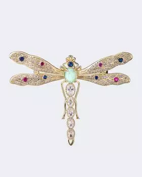 Брошь-стрекоза Selena