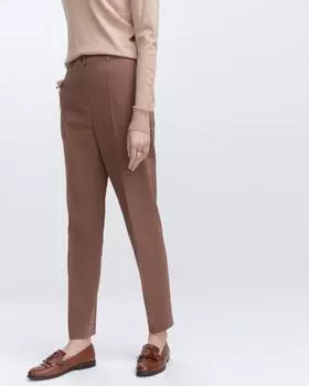 Брюки, р. 60, цвет коричневый