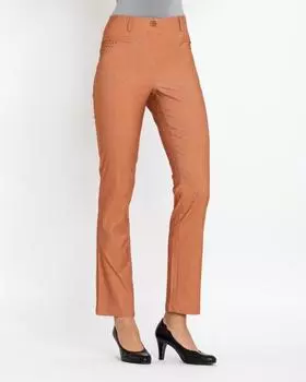 Брюки, р. 60, цвет лесной орех меланж