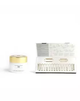 Дневной крем для лица, 100 мл и сыворотка для лица в ампулах, 14 х 2 мл Elizabeth Grant Collagen Re-Inforce