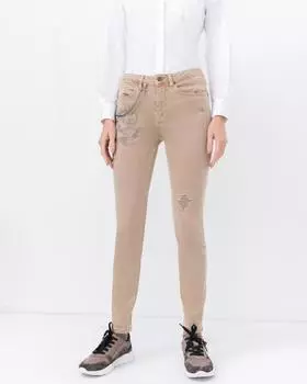 Джинсы, р. 52, цвет ореховый