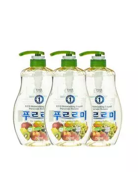 Экосредство для мытья посуды Pururumi Botanic, 750 мл х 3 шт. BND Life Health Pururumi Botanic