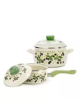 Кастрюля 3 л + ковш 1,65 л Ежевика Metrot Ежевика/Эдем