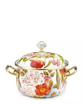 Кастрюля эмалированная, 2,1 л VILLA BIANCA Giardino D'Oro