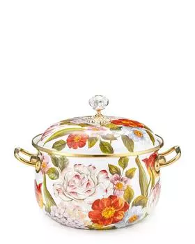 Кастрюля эмалированная, 3,8 л VILLA BIANCA Giardino D'Oro