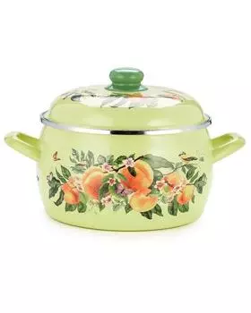 Кастрюля с крышкой 5,3 л Metrot «Персики»