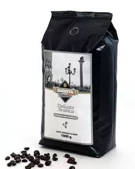Кофе в зернах Delicato Arabico, 1 кг Barista Italiano