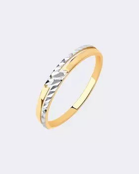 Кольцо из комбинированного золота Diamant
