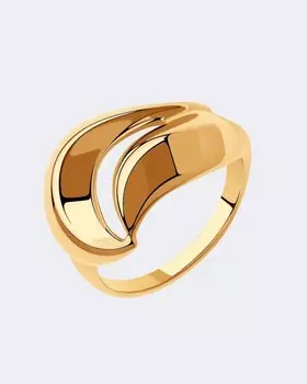 Кольцо с позoлотой фантазийное Diamant