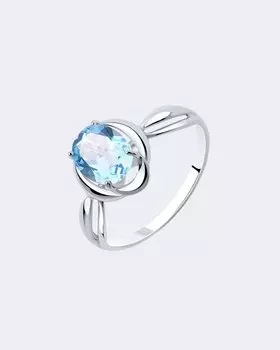 Кольцо с топазом Diamant