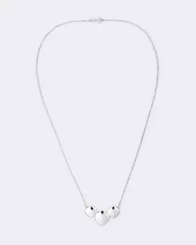 Колье из серебра с тремя элементами