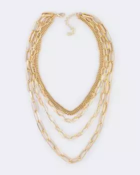 Колье многослойное Selena