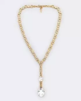 Колье с прозрачным кристаллом Claudio Canzian