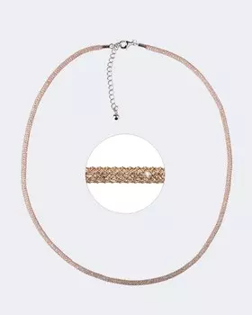 Колье серебряное