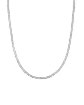 Колье серебряное