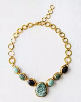 Колье со вставками Selena