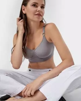 Корректирующее бюстье, р. XXL, цвет серебристо серый