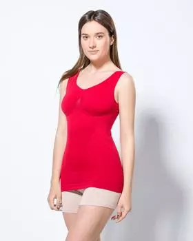 Корсет-майка, р. L, цвет вишня