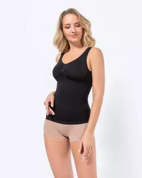 Корсет-майка, р. M, цвет черный