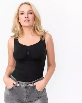 Корсет-топ, р. L, цвет черный